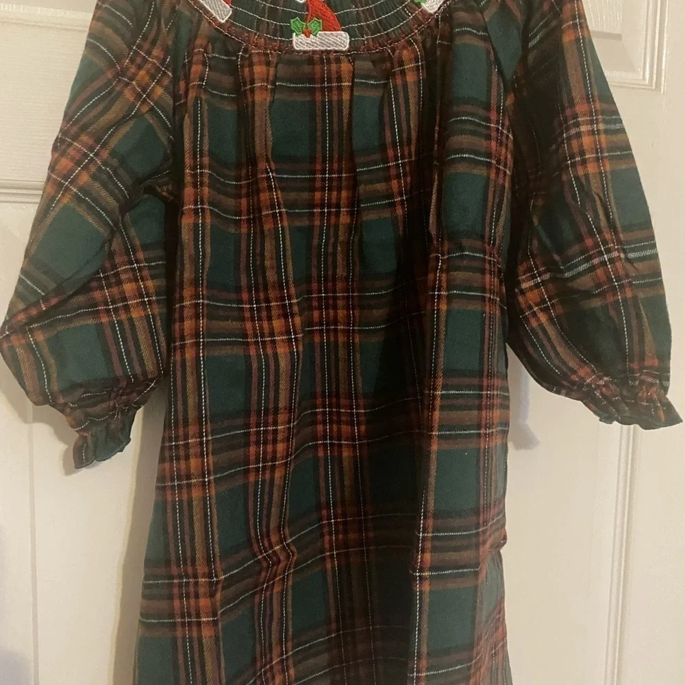New Smocked Christmas Dress
